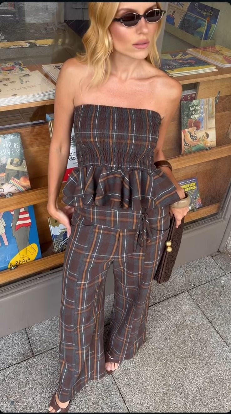Calça xadrez — imagem 3