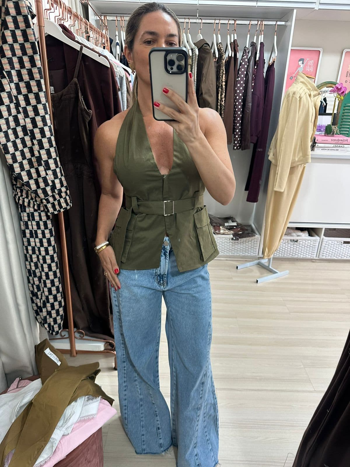 Blusa frente única