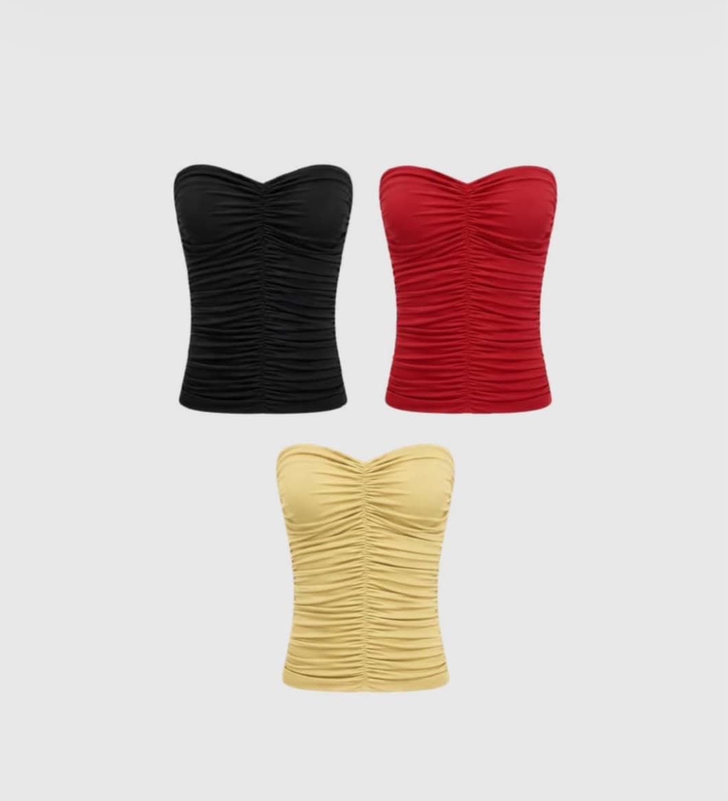 Blusa drapeada